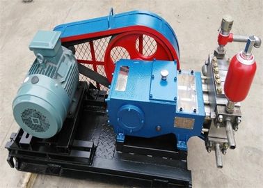 Electric Motor Driven Polymer Pump , Triplex Single Acting Plunger Pump