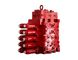 Red Color Hydraulic Equipment Multi Way Valve 224L/Min Maximum Flow HLMX15R